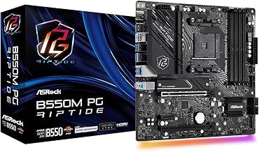 ASRock B550M PHANTOM GAMING RIPTIDE, AMD B550, AM4, Micro ATX, 4 DDR4, HDMI, DP, XFire, 2.5GB LAN, RGB, 2x M.2