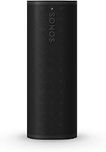 Sonos Roam 2 | Lightweight Portable Waterpoof Speaker with Bluetooth, WiFi, 10 hour battery life and Voice Control for Home and Outdoor Use - Black
