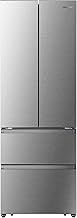 Hisense RF632N4BCE Freestanding American Door Fridge Freezer, No Frost, E Rated, Silver, 69.4D x 70.4W x 200H cm, 485 liters