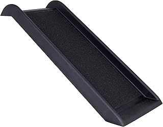 lionto Car Ramp for Dogs up to 90 kg, Solid Dog Ramp for Boot Sills, 100 x 38 cm, Versatile and Robust Dog Stairs with Non-Slip Surface, Joint-friendly Animal Ramp, Black
