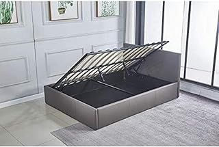 KOSY KOALA Grey Ottoman Storage Bed Side Lift Opening (Grey, 4FT SMALL DOUBLE)