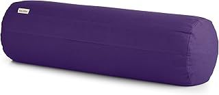 basaho Yoga Bolster | Organic Cotton | Buckwheat Hulls | Removable Washable Cover