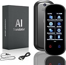 Language Translator Device, Instant Translator No WiFi, ChatGpt AI Portable Translator, 139 Languages Two Way Real-Time Voice Translation, WiFi&Offline&Photo Translation for Travel Business Learning