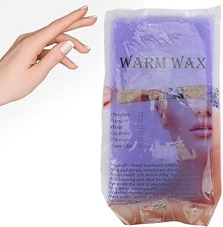 Paraffin Wax Refills 450G, Paraffin Wax Hand Pain And Stiff Muscles - Deeply Hydrates Wax Facial Wax For Paraffin Baths Use To Relieve Arthritis And Protects(Lavender)