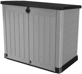 Keter Store It Out Max garden box, garbage can, appliance box, shed for 2 x 240 liter garbage cans.