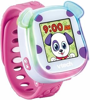 VTech 552803 My First KidiSmartwatch | Smart Watch Kids With Games, Camera & Step Counter | Suitable Boys & Girls 3, 4, 5 Years | Pink