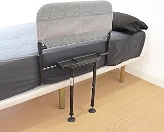 KMINA - Heavy Duty Bed Rail for Elderly and Seniors, Adult Bed Guard, Adjustable, Assist Getting Out (Standard)