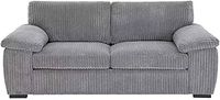 Sofa Selection Jumbo Cord 2-Seater Sofa: Enhance Living Room Comfort with Our Stylish 2-Seater Jumbo Cord Sofa Collection (2 Seater, Grey)