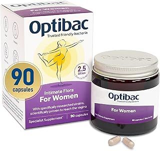 Optibac Probiotics for Women – Vaginal Probiotics – Specialist Supplement with a Scientifically Proven Formula for Vagina Flora – 90 Capsules