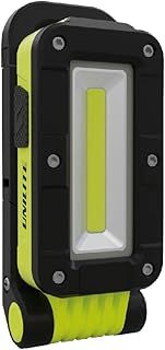 Unilite SLR-500 USB Rechargeable High Power LED Folding Portable Work Task Light | 500 Lumen | Strong Magnetic Base | Integrated LED Torch 300 Lumen | Car Air Freshener Promo