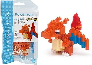 nanoblock NBPM008 Pokemon Charizard, Colourful, Bandai