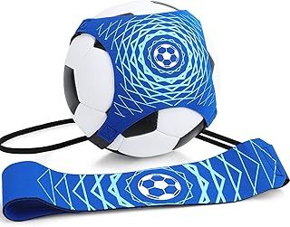 GIEMIT Football Kick Trainer Soccer Training Belt Rebounder Training AIDS for Kids Youth Adults Universal Fits Ball Size 3 4 5