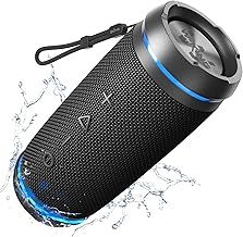 W-KING Bluetooth Speaker, 36W PEAK Portable Wireless Bluetooth Speakers Loud, IPX6 Waterproof Outdoor Speaker with 360° Hi-Fi Bass/BT 5.4/24H/Stereo Pairing/EQ/AUX, for Biking/Party/Golf/Camping