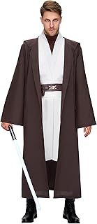 Spooktacular Creations Men Brown Tunic Hooded Robe Costume