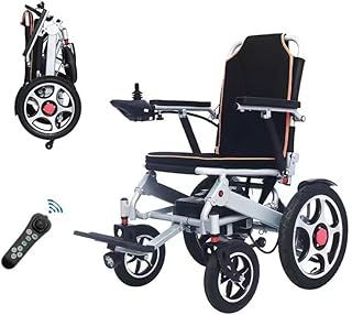 Foldable Electric Wheelchair Folding Power Chair Mobility Chair 20 ah Battery 6 KMPH 250W Motor Remote Controlled