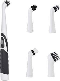 Electric Cleaning Brush for Tile And Tub, Electric Spin Scrubber Household Cleaning Brushes with 4 Heads, Kitchen Accessories Suitable for Home, Bathroom Floor, Tub, Shower, Tile