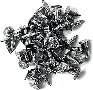 BillyOh Galvanised Roof Shed Felt Clout Head Nails Roofing Felt Nails (100, 13mm)