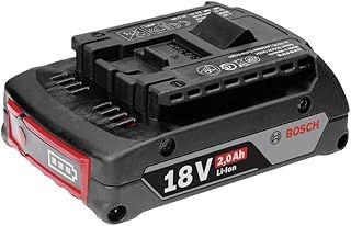 Bosch GBA 18 V 2.0 AH M-B Einschubakku 2607336906 , Black