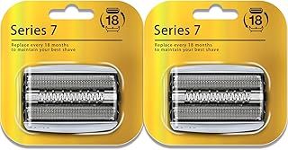 Braun Series 7 Electric Shaver Foil Replacement Heads - 2 Pack Compatible with 720cc, 730cc, 735s, 750cc, 760cc, 790cc, 795cc Shavers