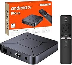 Android TV Box, Android 13.0 TV Box with 2GB RAM 16GB ROM, 4K Ultra HD Media Support, Google Android TV Box Quad core supported 2.4G/5G Wifi & Lan Cable with Bluetooth Remote, Chromecast Supported