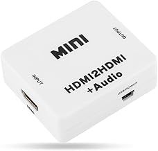 RGBS 1080P HDMI to HDMI Adapter Mini HDMI2HDMI Audio Converter HDMI Decoder Extractor Splitter with 3.5mm Out support HD Video DVD PS3 XBOX HDTV