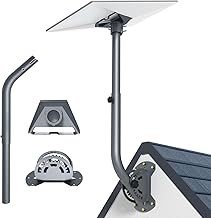 Starlink Gen 3 Mount, Wall & Roof Mounting Kit, Heavy Duty Pivot Adjustable Pole Mount, Compatible with V3 Starlink Standard Dish, Includes Pipe Adapter