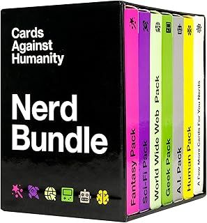 Cards Against Humanity: Nerd Bundle • 6 Themed Packs + 10 All-New Cards