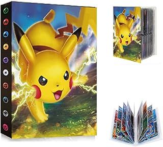 Card Binder for Pokemon, 4-Pocket Collection Card Holder, Card Album Case Folder, 30 Pages 240 Cards Capacity