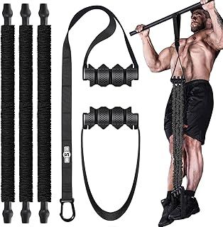 INNSTAR Pull up Assist Band System Adjustable Anti Snap Chin Up Assistance Elastic Resistance Band “Patent Pending”