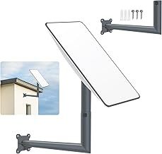 Starlink Mount, Vertical Angle Starlink Long Wall Mount, Holder Satellite Dish Steel, Starlink Pole Mount Starlink Roof Mount Wall Bracket for Starlink Starlink Mounting Kit for Starlink (Long)