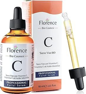 Big 2.11oz. Organic Vitamin C Serum for Face with Hyaluronic Acid & Niacinamide. Anti-Dark Spots, Wrinkle, Aging Brightening Facial and Eye Contour Vitamin C Serum. Brightening Women and Men Skin Care