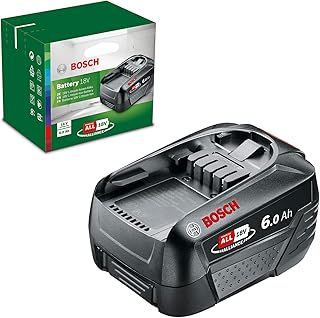 Bosch Home and Garden Battery Pack PBA 18V (battery 6.0 Ah W-C, 18 Volt System, in carton packaging)