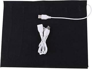 USB Heating Pad, 1PC 5V USB Electric Cloth Heater Pad Heating Element for Clothes Seat, Pet Warmer, Neck, Back, Abdomen, Lumbar Heating 35℃-50℃