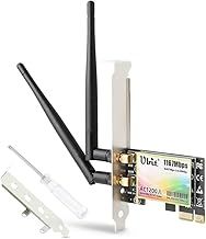 Ubit WiFi Card, AC 1200Mbps Wireless WiFi PCIe Network Card 5GHz/2.4GHz Dual Band PCI Express Network Card for Desktop/PC Gaming