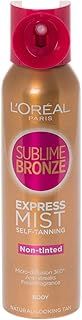 L'Oreal Sublime Bronze Self Tan Express Mist Spray Body, Packaging May Vary, 150 ml