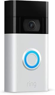 Certified Refurbished Ring Video Doorbell (2nd Gen)|Wireless Video Doorbell Security Camera with 1080p HD Video,battery-powered,Wifi,easy installation|Works with Alexa|30-day free trial of Ring Home