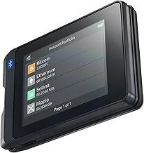 SecuX W20 - Most Secure Crypto Hardware Wallet w/Bluetooth - Large Touchscreen - Easily Manage Your Bitcoin, Ethereum, BTC, ETH, SOL, LTC, Doge, BNB, Dash, XLM, ERC20, BSC and More