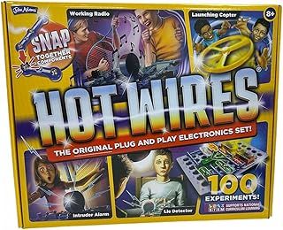 John Adams | Hot Wires: Plug and play electronics set with 100 experiments! | Science and STEM Toys | Ages 8+