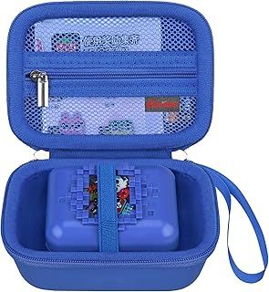 Carrying Case for Bitzee Disney Magicals Interactive Toy Digital Pet, Virtual Electronic Pets Kids Toys Storage Bag, Mesh Pocket fits Batteries, Dark Blue