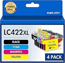 LC422XL Ink Replacement for Brother LC422XL LC422 LC-422XLVAL Ink Cartridges Compatible for Brother MFC-J5340DW MFC-J5345DW MFC-J5740DW MFC-J6540DW (4Pack)