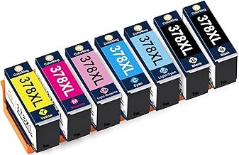 378 378XL Compatible for Epson 378 Ink Cartridges for Epson XP 8700 Printer Ink Cartridges XP-8500 XP-8505 XP-8600 XP-8605 (7 Packs)