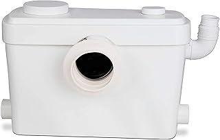 Macerator Pump for Sanitary Toilet Shower Sink Waste 3 in 1 Carbon Filter IP54 Rated 600 Watt