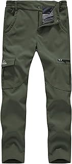 Womens Waterproof Softshell Trouser Winter Warm Fleece Lined Hiking Trousers Ski Pants
