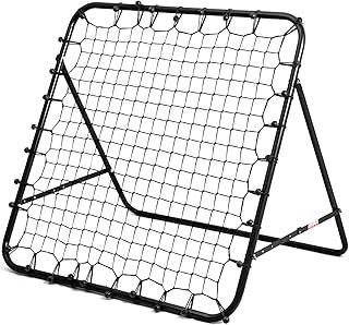Rebounder Net Practise Football Training Net Soccer Kickback Target Goal Pro for Children Kids Play Teaching Equipment Adjustable Portable Soccer-Door