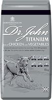 Dr. John Titanium Complete Dry Dog Food 15kg - Chicken, Vegetables and New Zealand Green-Lipped Mussel - Complete Nutrition for Active Adult and Junior Dogs