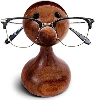 Atlantic Traders Wooden Eyeglass Holder Stand—Handmade Bird-Shaped Glasses Holder—Home Decor, Living Room Decor, Desk Decor—Desk Accessories for Office Desk, Display Stand, Sunglass Organizer