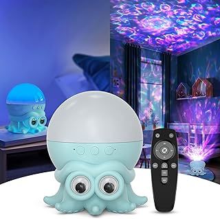 Moredig Galaxy Projector, Star Projector Night Light with 5 Brightness Levels, Timer, 14 Lighting Modes, Sensory Lights for Kids Room, Octopus Ocean Projection lamp, Gift for Kids Teen Boy Girl