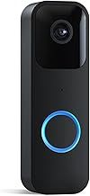 Blink Video Doorbell | Two-way audio, HD video, long-lasting battery life, motion detection, chime app alerts, Works with Alexa (Black)