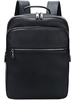 Leathario Backpack for Men Real Genuine Leather Laptop Backpacks Casual Daypacks Women's Fashion Backpacks Men's School Business Travel Bag Large Capacity