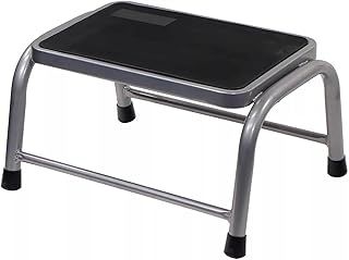 Heavy Duty Caravan Step - Single Caravan Steps For Door, Metal Motorhome Step Stool With Anti Slip Grooves, Hot Tub Steps Safety Stool With Rubber Feet